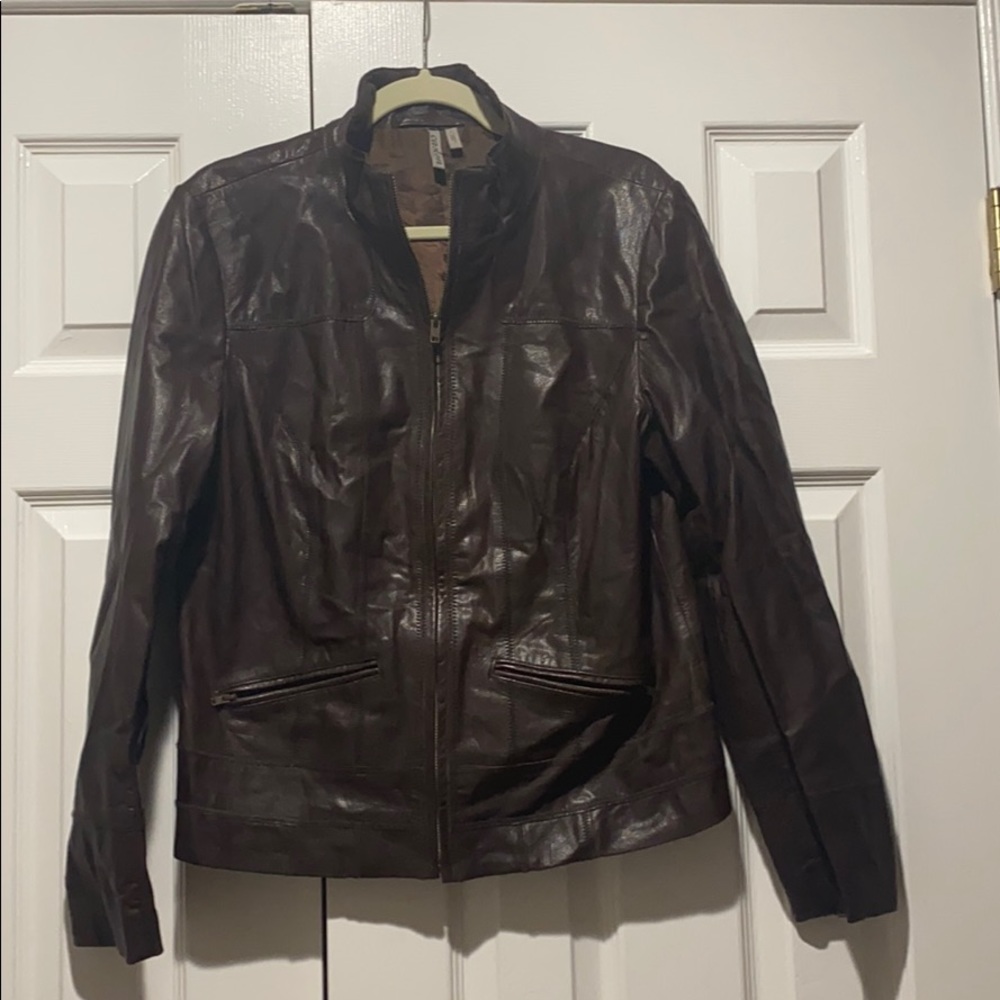 Faux Leather Jacket